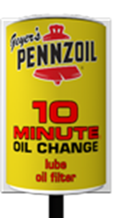 Geyer's Pennzoil 10 Minute Oil Change logo