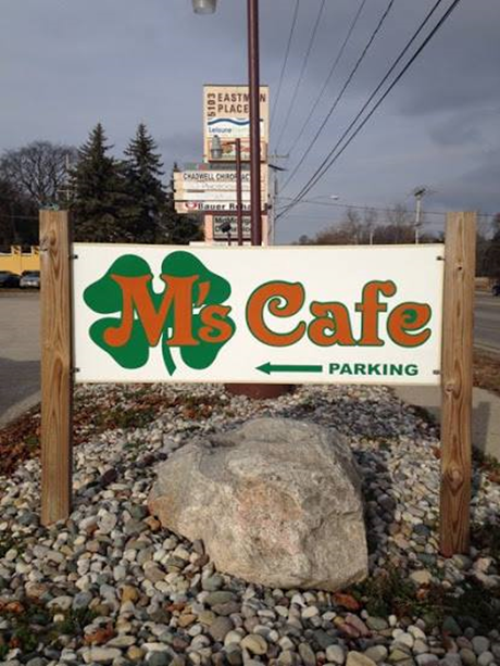 M's Cafe logo