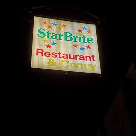Starbrite Restaurant and Coney logo